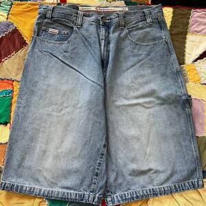 Y2K Pepe Jeans Faded Baggy Blue Jorts 38W